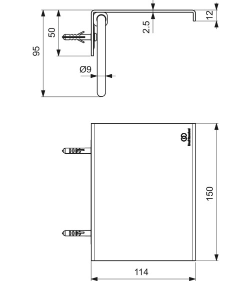 Ideal Standard Alu + tualetinio popieriaus laikiklis, pasirinkite spalvą