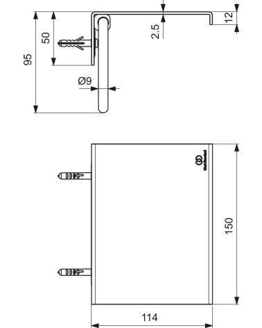 Ideal Standard Alu + tualetinio popieriaus laikiklis, pasirinkite spalvą