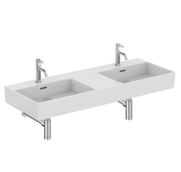 Ideal Standard EXTRA dvigubas praustuvas 120x45 cm, baltos blizgios spalvos