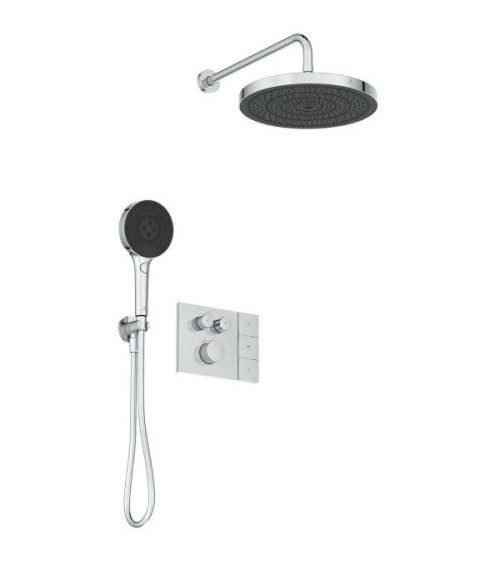 Ideal Standard CERATHERM NAVIGO SOLOS potinkinė termostatinė sistema su 300 mm lietaus galva