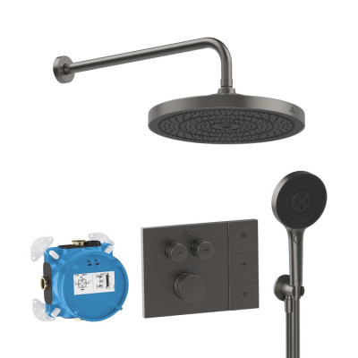 Ideal Standard CERATHERM NAVIGO SOLOS potinkinė termostatinė sistema su 300 mm lietaus galva