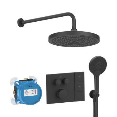 Ideal Standard CERATHERM NAVIGO SOLOS potinkinė termostatinė sistema su 300 mm lietaus galva