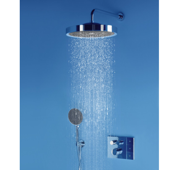 Ideal Standard CERATHERM NAVIGO SOLOS potinkinė termostatinė sistema, dušo galva su apšvietimu, 330mm