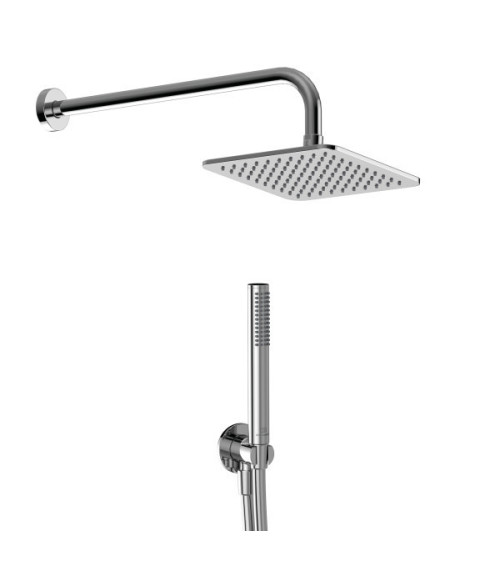 Ideal Standard Ceratherm potinkinio dušo komplektas, kvadratinė 200 mm dušo galva, be maišytuvo