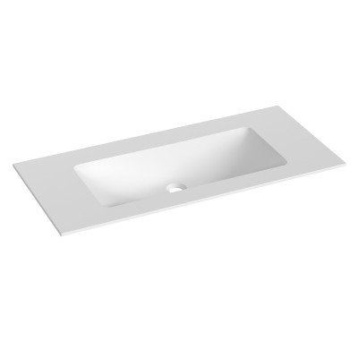 Kamė Orion baldinis praustuvas iš akrilinės DURATEK® medžiagos, 100 cm