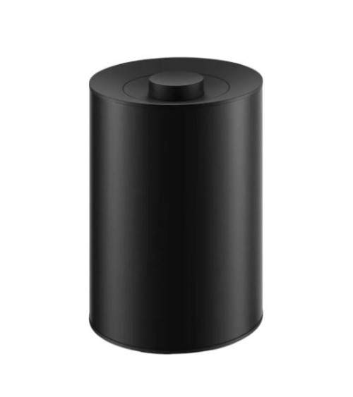 Keuco Plan Black Selection šiukšliadėžė, juodos sp.