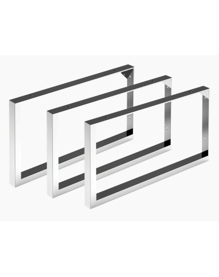 PAA nerūdijančio plieno laikikliai praustuvui Long Step DUO 3 vnt