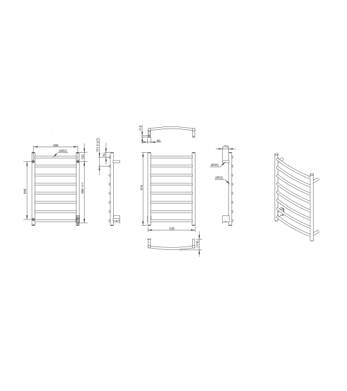 PAX elektrinis rankšluosčių džiovintuvas Foxtrot su pajungimu kairėje