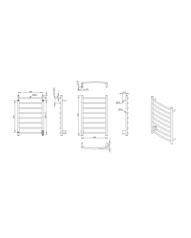 PAX elektrinis rankšluosčių džiovintuvas Foxtrot su pajungimu kairėje