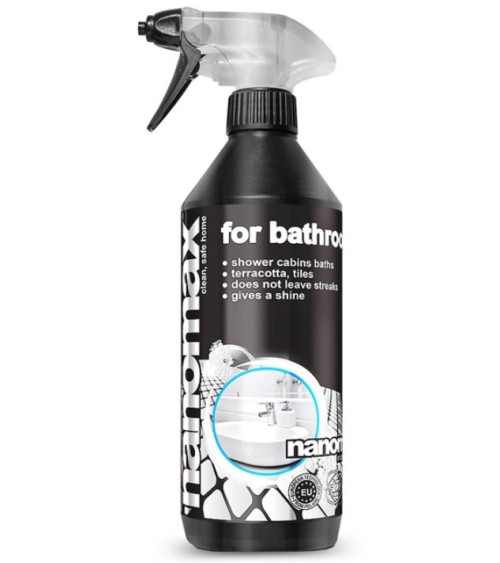 Nanomax valymo priemonė vonios kambariams ir maišytuvams, 500 ml