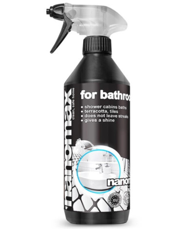 Nanomax valymo priemonė vonios kambariams ir maišytuvams, 500 ml