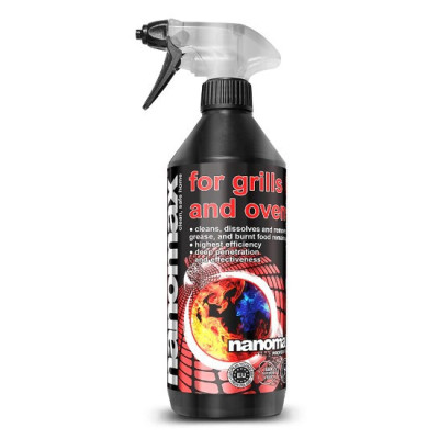 Nanomax valymo priemonė kepsninėms, krosnelėms, židiniams ir puodams