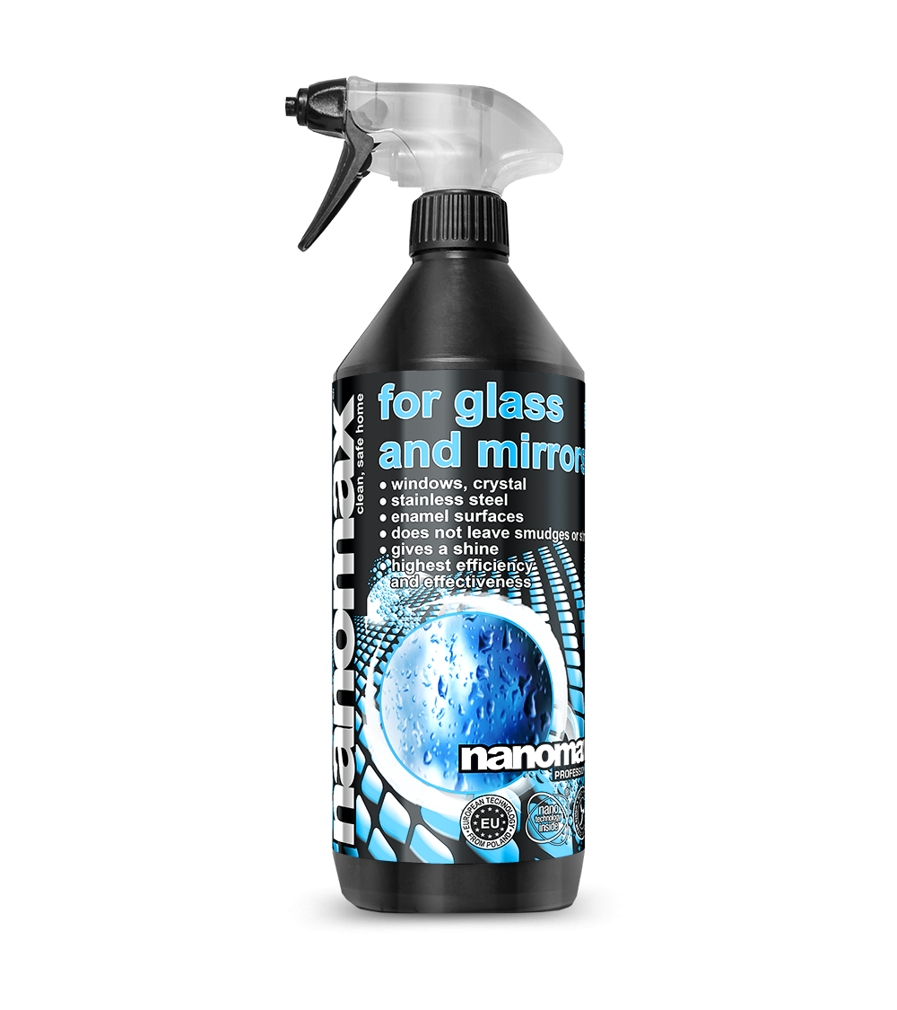 Nanomax valymo priemonė stiklui ir veidrodžiams