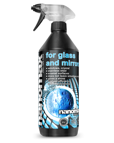 Nanomax valymo priemonė stiklui ir veidrodžiams