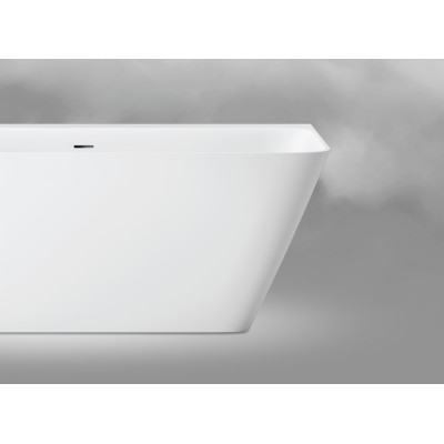 PAA QUADRO WALL prie sienos glaudžama vonia, silkstone 160x75cm