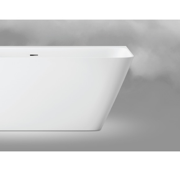 PAA QUADRO WALL prie sienos glaudžama vonia, silkstone 160x75cm