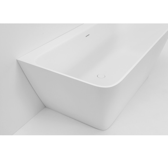 PAA QUADRO WALL prie sienos glaudžama vonia, silkstone 160x75cm