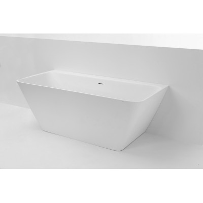 PAA QUADRO WALL prie sienos glaudžama vonia, silkstone 160x75cm