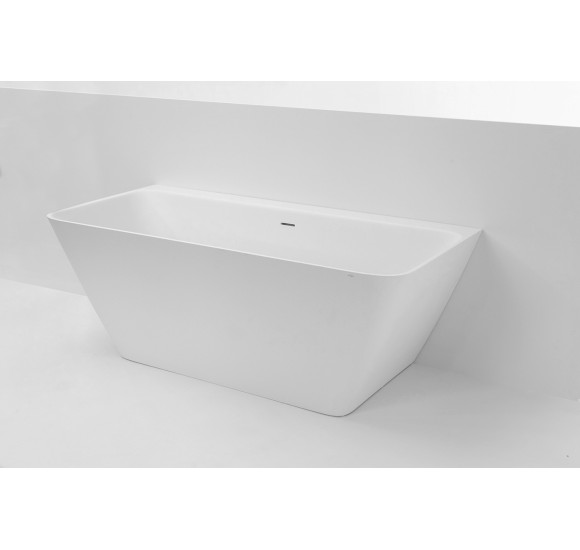 PAA QUADRO WALL prie sienos glaudžama vonia, silkstone 160x75cm