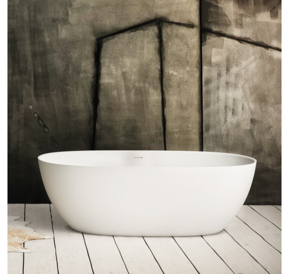 PAA BELLA Laisvai pastatoma vonia, Silkstone 170x80cm