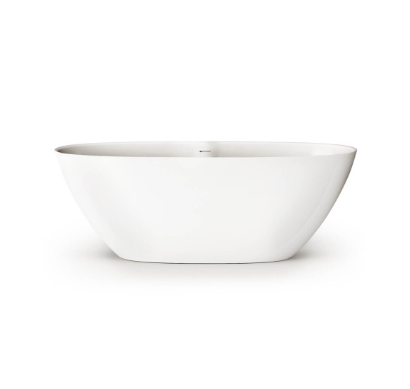 PAA Perla laisvai pastatoma akmens masės vonia  175 x 76 cm, pasirinkite spalvą