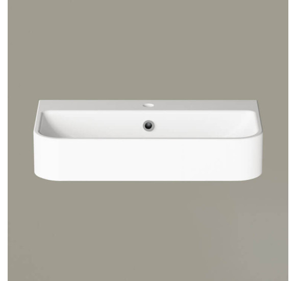 PAA Samba akmens masės praustuvas 70 cm, baltos blizgios spalvos, ISA/00