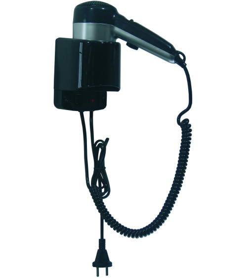 Mediclinics viešbučiams skirtas plaukų džiovintuvas, juodos spalvos