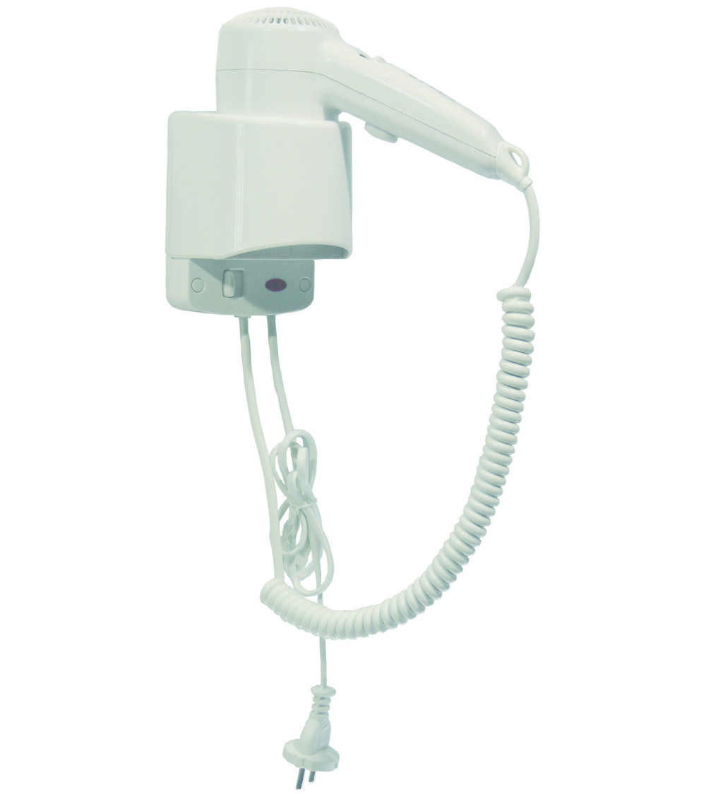 Mediclinics viešbučiams skirtas plaukų džiovintuvas, baltos spalvos