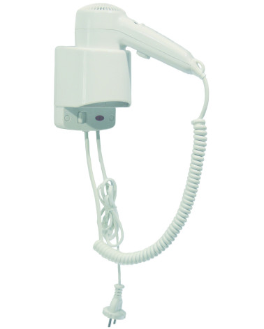 Mediclinics viešbučiams skirtas plaukų džiovintuvas, baltos spalvos