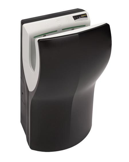 Mediclinics „Dualflow Plus eco“ greitaeigis rankų džiovintuvas, juodos matinės spalvos