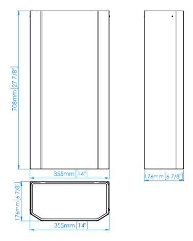 Mediclinics atvira 40 l talpos šiukšliadėžė, pasirinkite spalvą