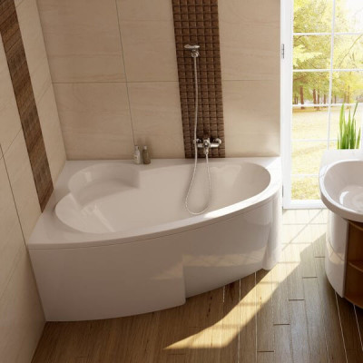 Ravak Asymmetric 150x100, asimetrinė vonia, akrilas
