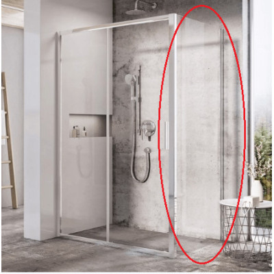 Komplektuojamoji dušo kabinos siena Ravak BLSPS-80,90cm
