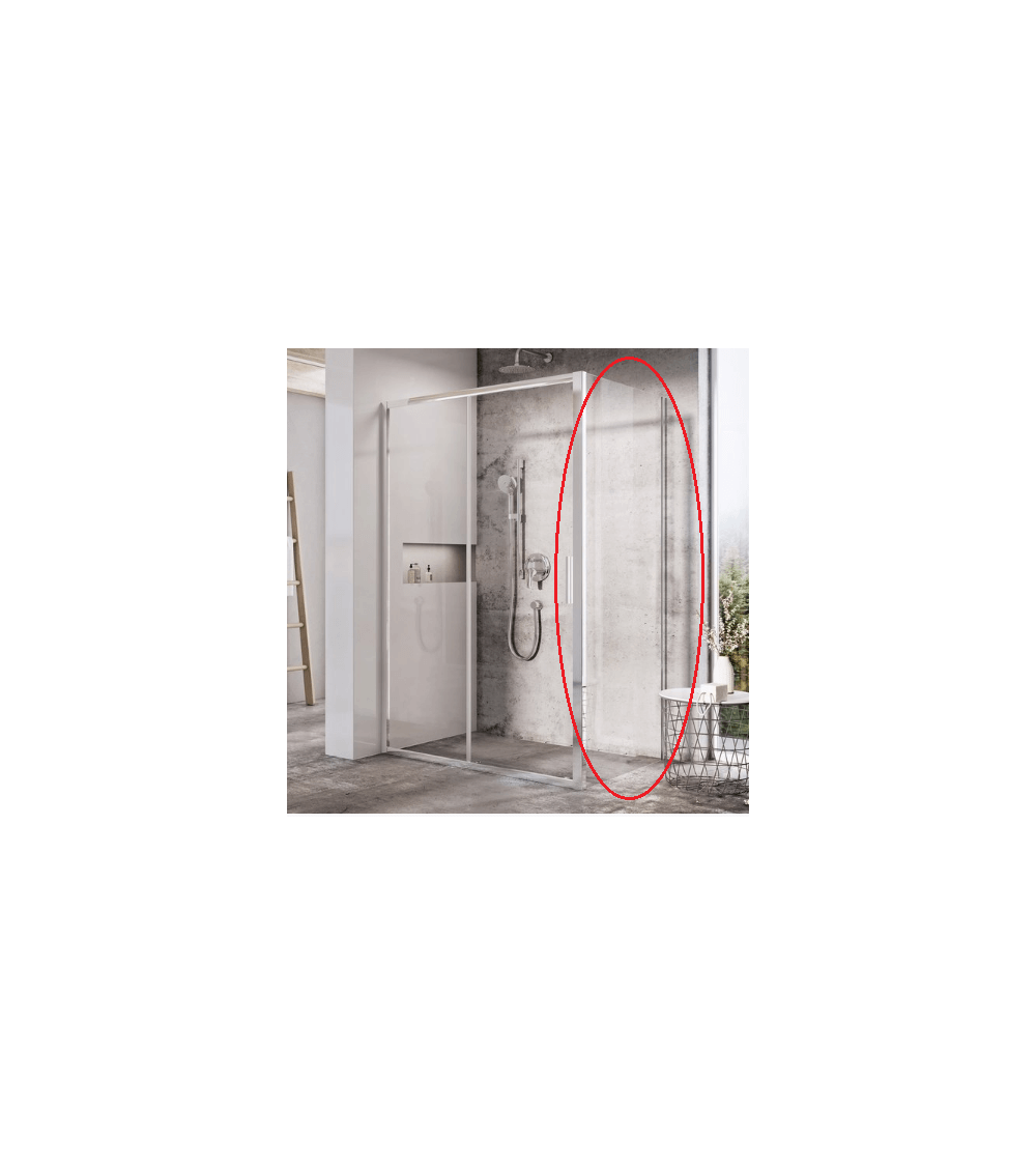 Komplektuojamoji dušo kabinos siena Ravak BLSPS-80,90cm
