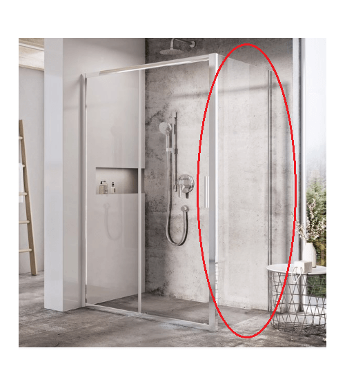 Komplektuojamoji dušo kabinos siena Ravak BLSPS-80,90cm