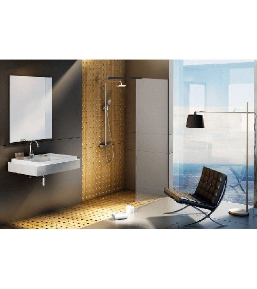 Stacionari dušo sienelė RAVAK Walk in Wall 60-160cm