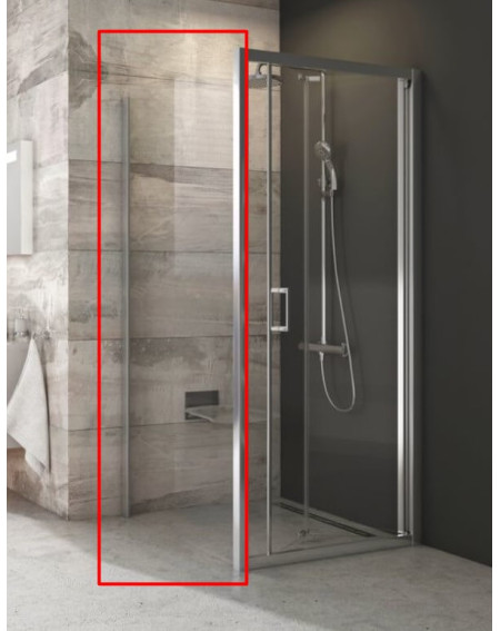 Ravak BLPSZ Komplektuojamoji dušo kabinos siena (pasirenkami dydžiai)