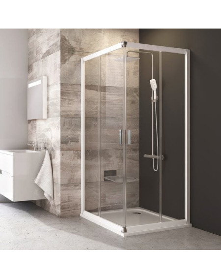 Keturkampė dušo kabina Ravak BLRV2 - 80x80