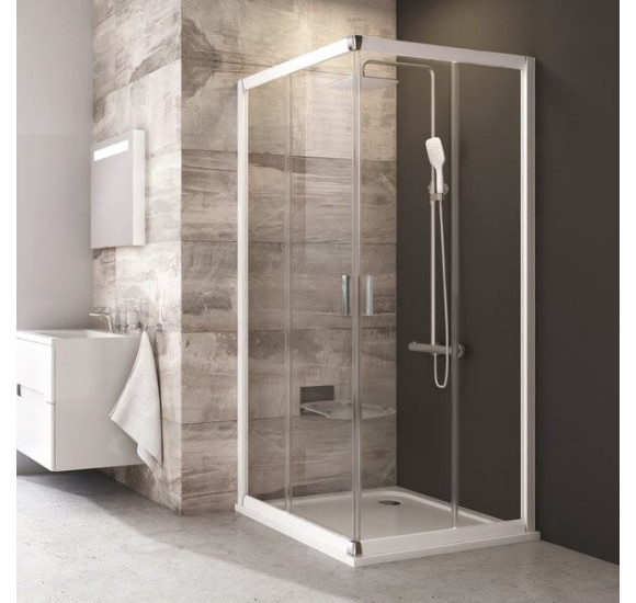 Keturkampė dušo kabina Ravak BLRV2 - 80x80