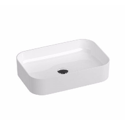 RAVAK pastatomas ant stalviršio Ceramic 550 R Slim praustuvas, baltas