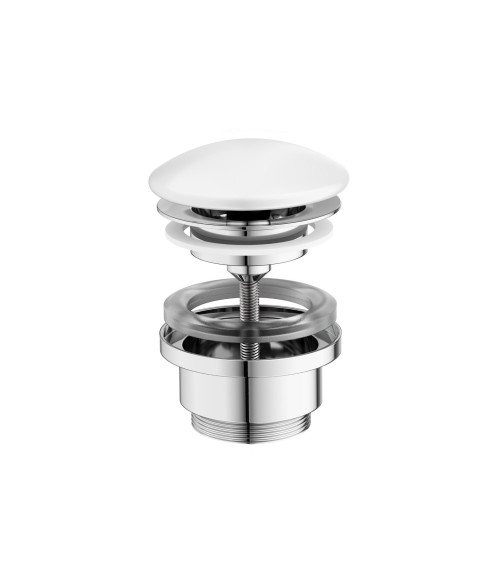 Stacionari balta praustuvo sifono galvutė