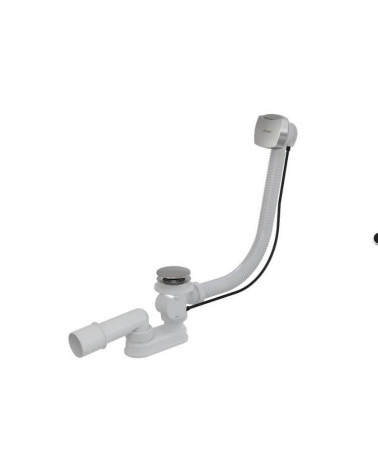 Ravak 800 II, vonios sifonas, valdomas troseliu, chromas
