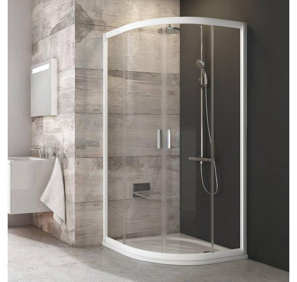 Pusapvalė dušo kabina Ravak BLCP4 - 80x80 cm