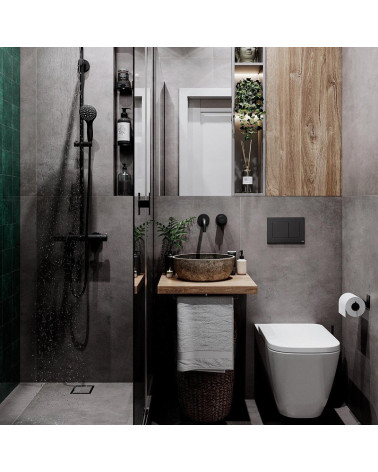 TECEnow plastikinis vandens nuleidimo klavišas, pasirinkite spalvą