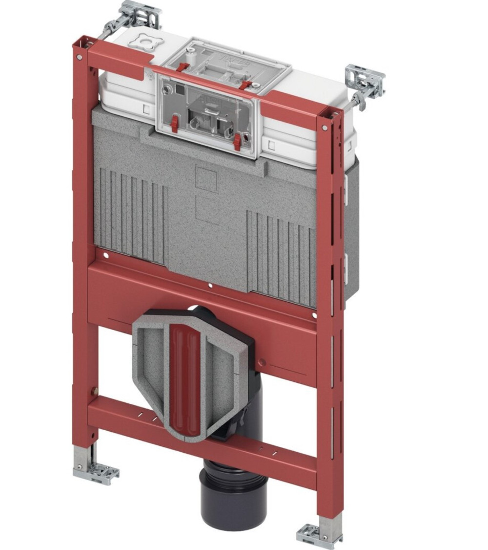 Tece potinkinis wc rėmas su tvirtinimo elementais (žemas) 820x500x160mm