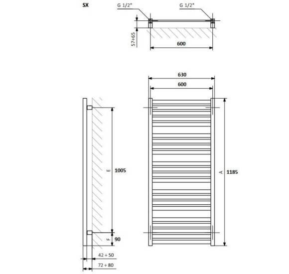 Terma rankšluosčių džiovintuvas "MARLIN"