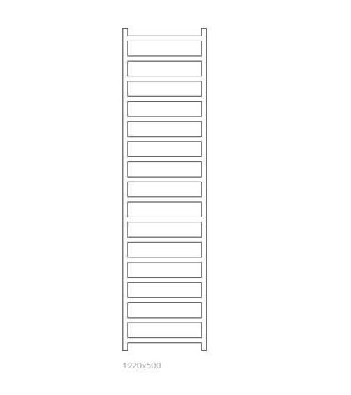 Terma Simple Rankšluosčių džiovintuvas 48-192cm