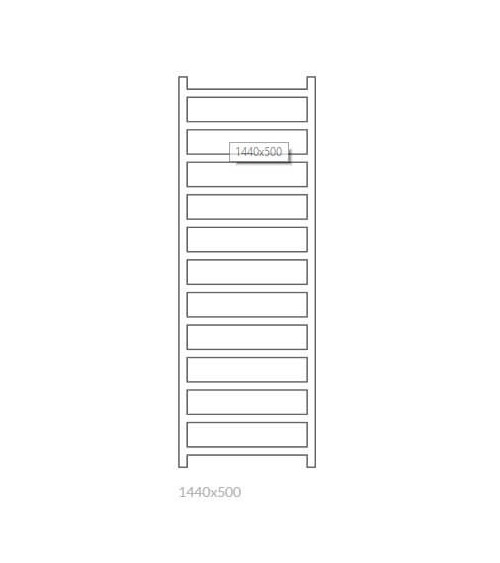 Terma Simple Rankšluosčių džiovintuvas 48-192cm
