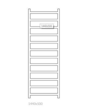 Terma Simple Rankšluosčių džiovintuvas 48-192cm