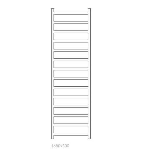Terma Simple Rankšluosčių džiovintuvas 48-192cm